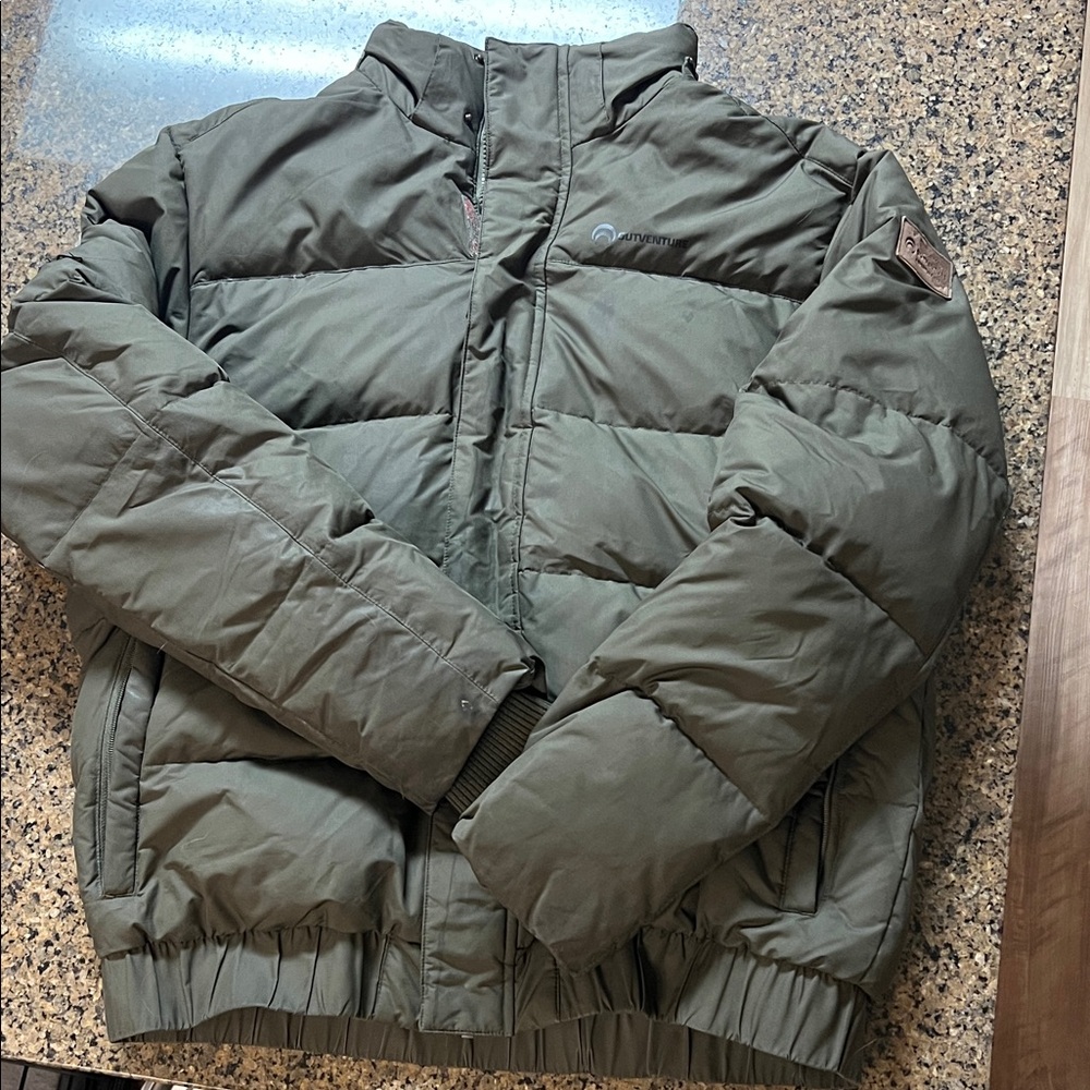Olive Green Outventure Puffer Jacket XL